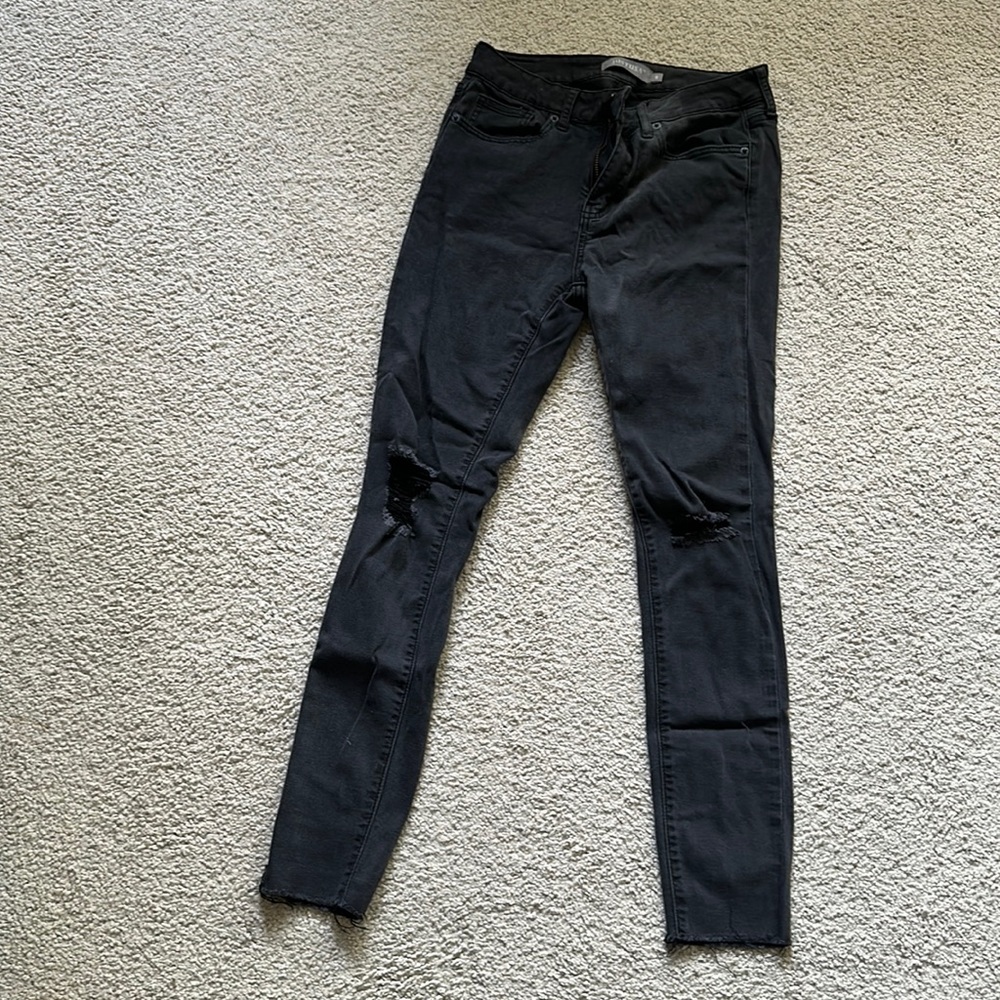 Just USA size 6 skinny jeans black